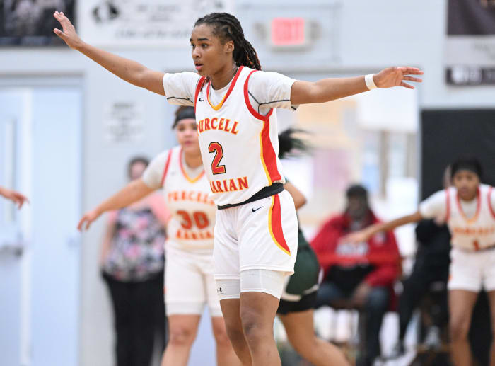 Purcell Marian vs Laurel girls basketball Jeff Harwelll48